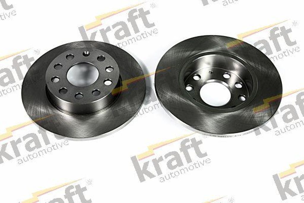 KRAFT AUTOMOTIVE 6050520 Bremsscheibe OE 1K0615601AC kompatibel mit Touran, Octavia, Toledo, A3 8P, Scirocco, Jetta, Golf VI, Golf V, Golf Plus, Ca...