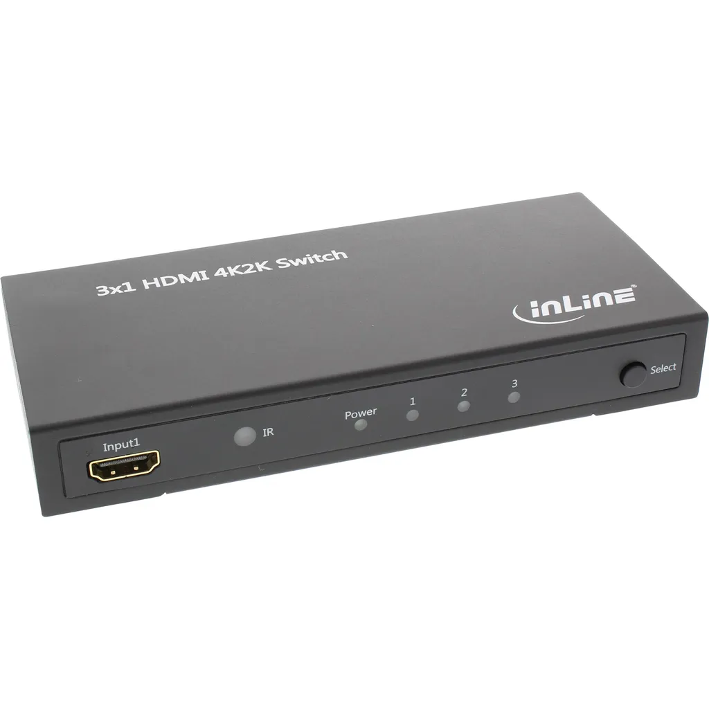 Switch HDMI 3x1 InLine 4K2K | DTS-HD e LPCM | Qualità Segnale Top