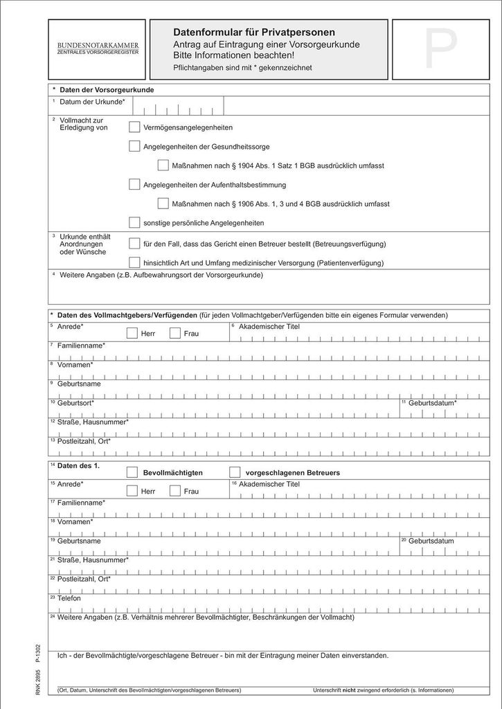 RNK-Verlag Patientenverfügung Formulare 2895 Produktbild 10