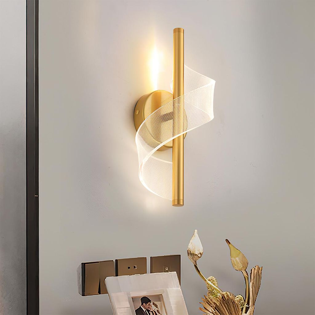 Wandlampe LED Acryl, Warmweiß Licht, Nachtlicht, Produktbild 