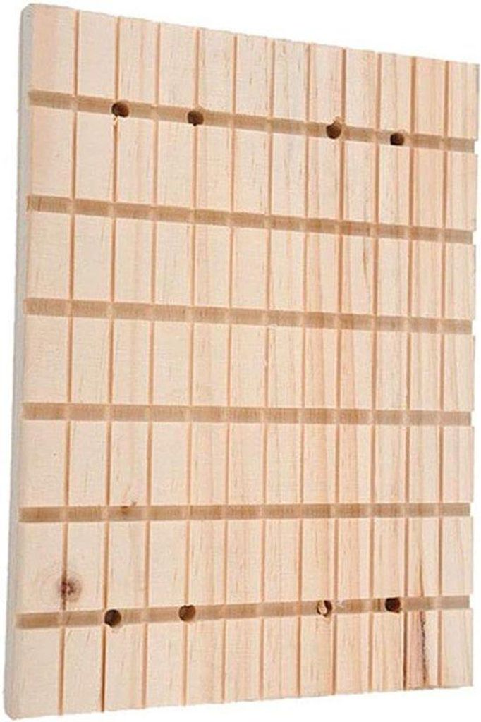 Houten Krabplank für Kaninchen, Cavia und Chinchilla