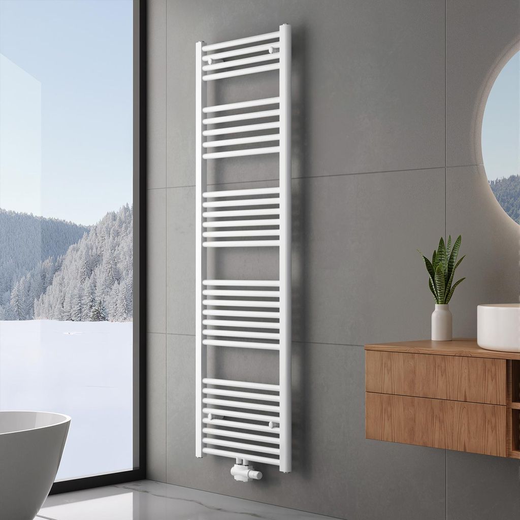 Heilmetz Handtuchheizkörper 160 x 50 cm 654W Warmwasser Produktbild 
