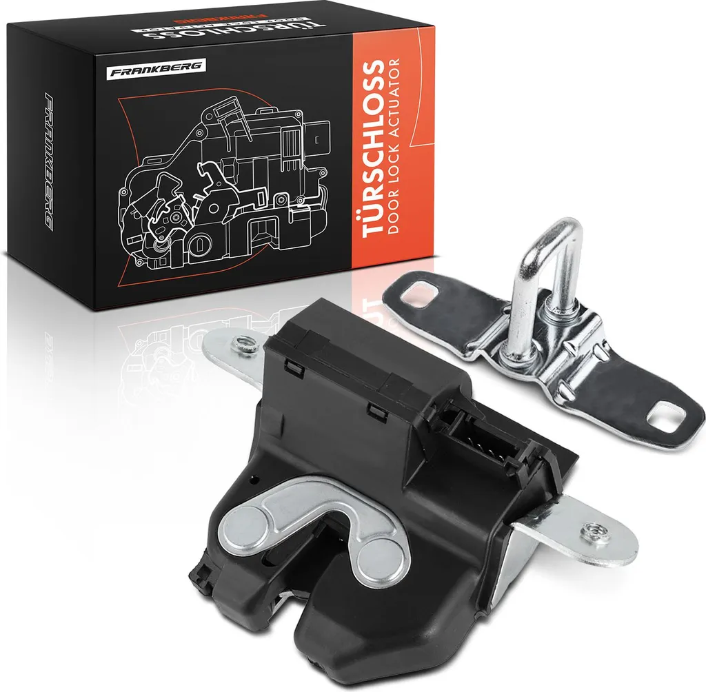 Serrure de hayon robuste pour Fiat 500 et Lancia Delta - Mécanisme 4 Broches