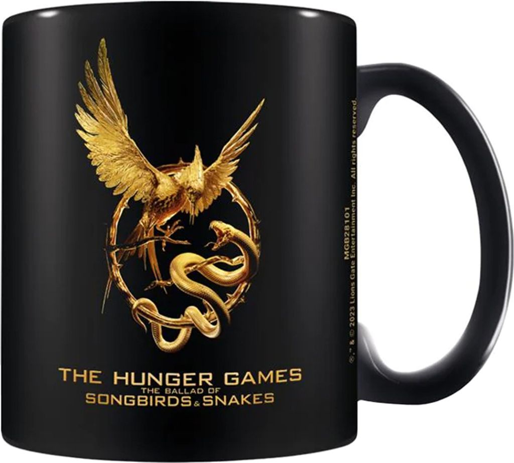 The Hunger Games: The Ballad of Songbirds & Snakes - Kaffeebecher PM8371 (Einheitsgröße) (Schwarz/Gold)