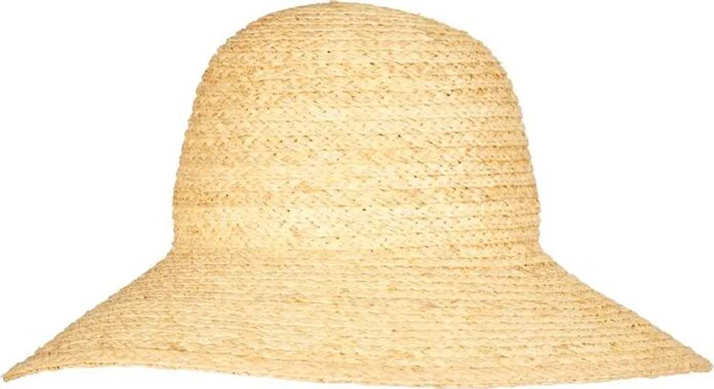 Chapeau Cloche à Paille Naturelle Loevenich - Design Surdimensionné Chic