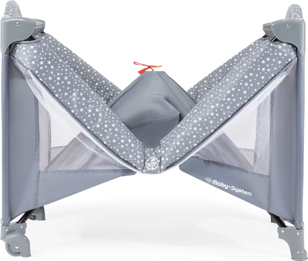 Lit de voyage Happy Traveler BASIC PLUS gris - Lit pliant bébé compact - 11