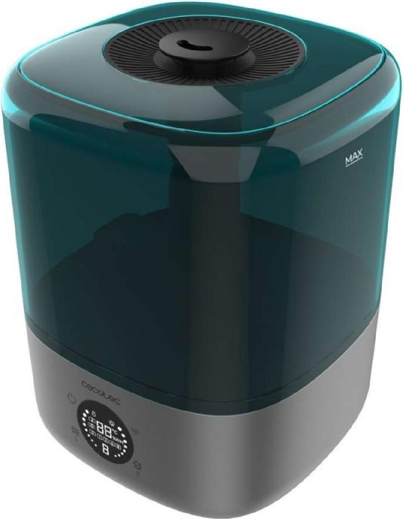 Cecotec Wasser-Luftbefeuchter mit Fernbedienung Breezecare 2900 Smart. 25W, maximale Befeuchtung 300ml/h, 4,5L Tank, Touchscr...