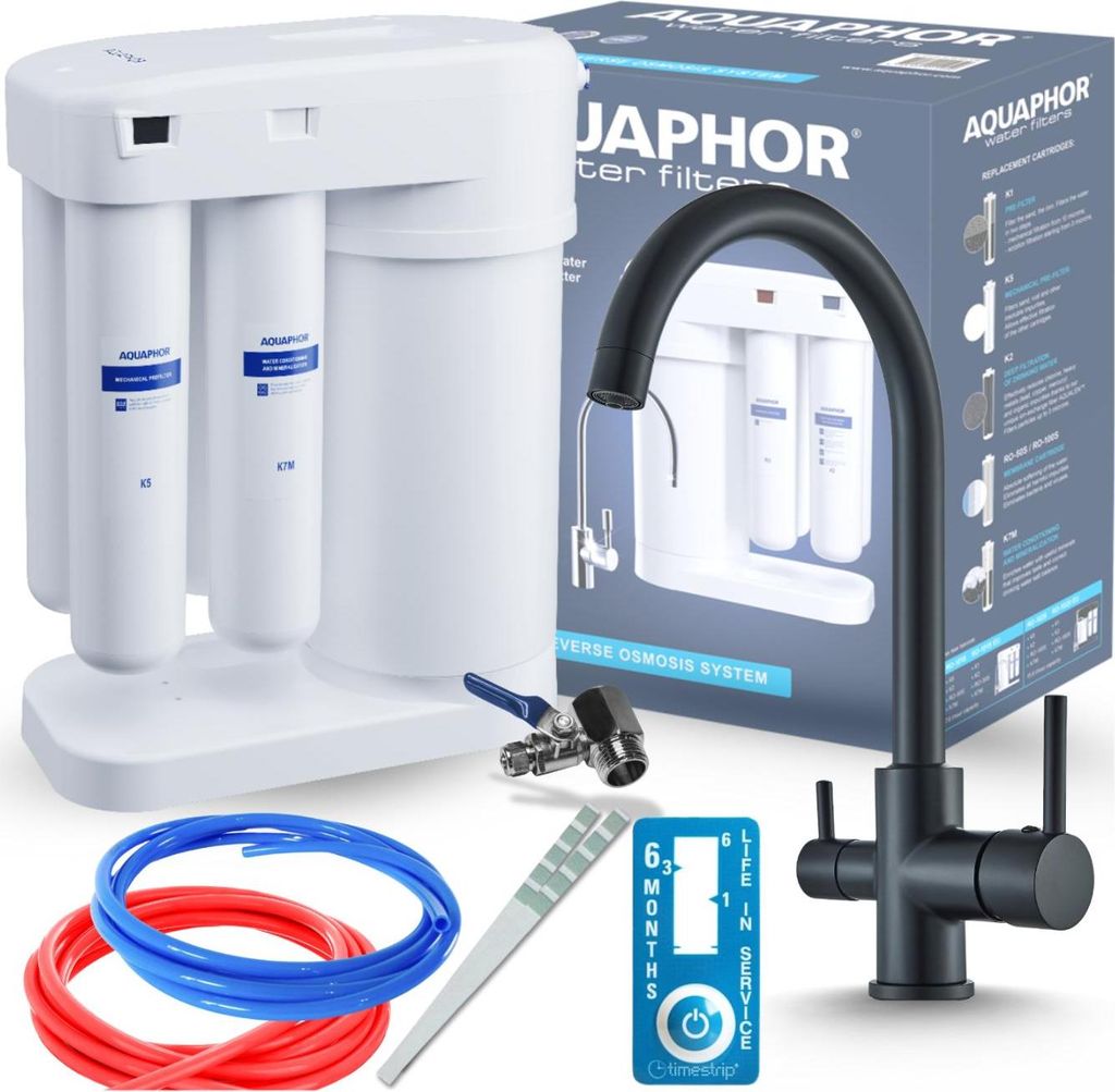 Küchenarmatur Ari Linko 3-Wege Keramikventil Schwarz