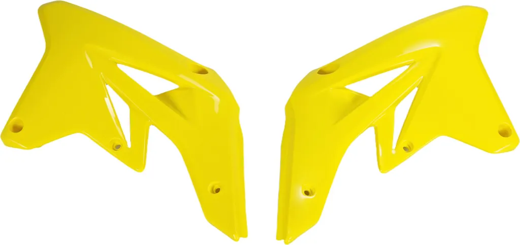 Ouïes de radiateur UFO pour Suzuki RM-Z 250 2007-2009 Jaune OEM 01-26