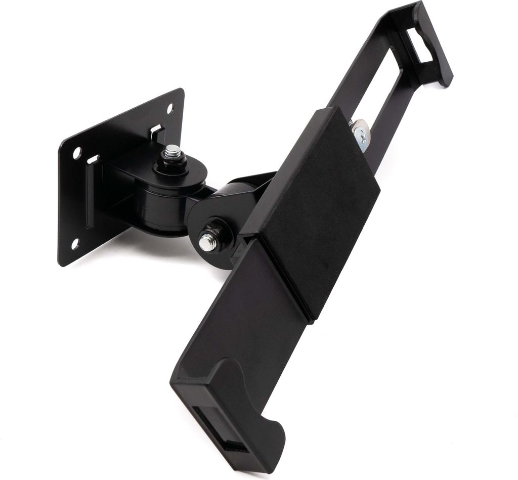 SYSTEM-S Wandhalterung 360° Halterung abschließbar für Tablets von 8.0" bis 11.0" Schwarz