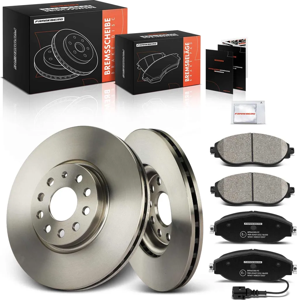 Kit Freinage Avant pour VW Sharan et Seat Alhambra Idéal pour Familles