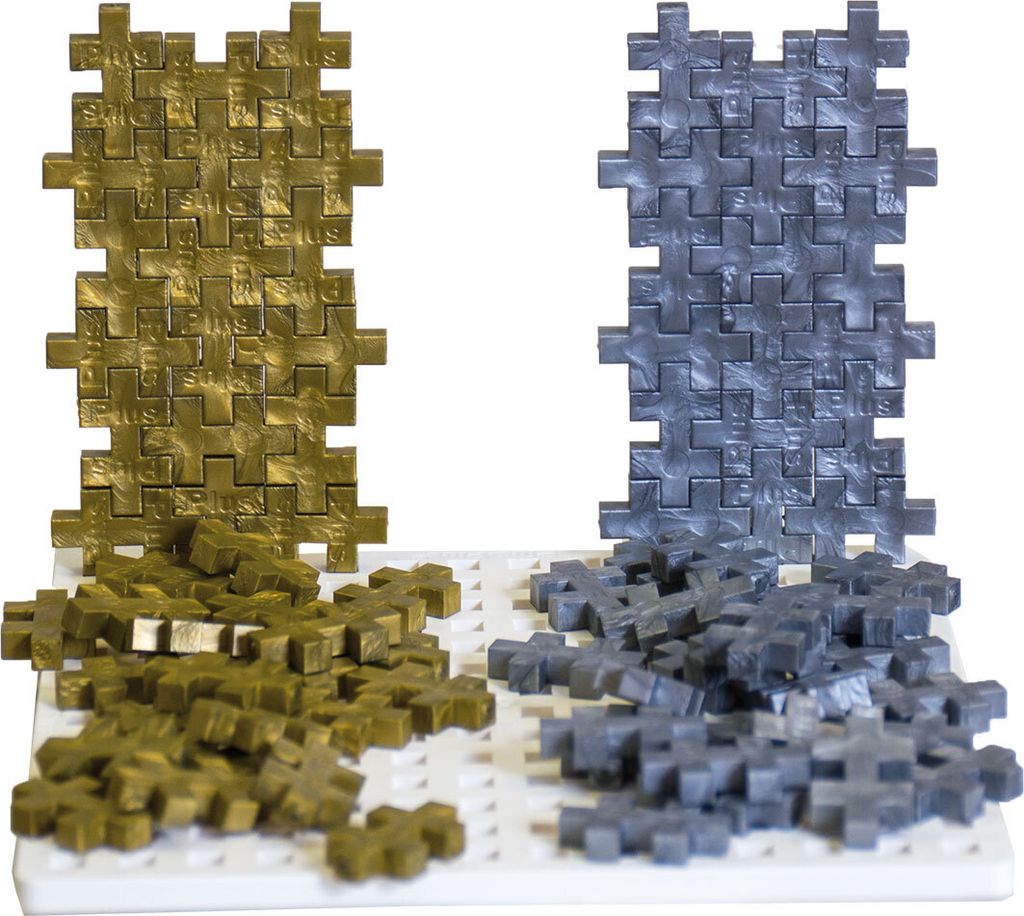 Plus Plus Gold und Silber - Konstruktionsmaterial Bausteine Produktbild 