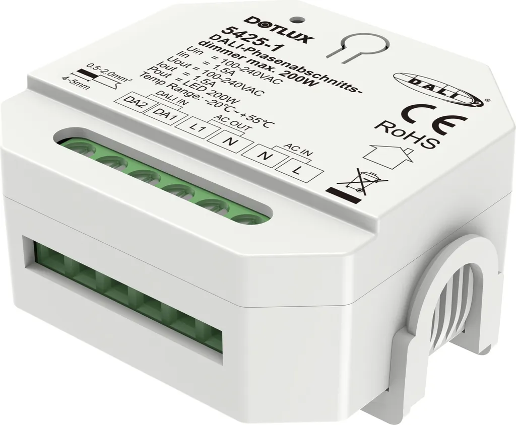 DOTLUX Variateur DALI à coupure de phase 200W pour éclairage LED