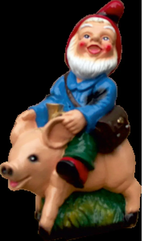 Nain de Jardin Facteur 8835 - Statue Décorative Extérieur en Résine