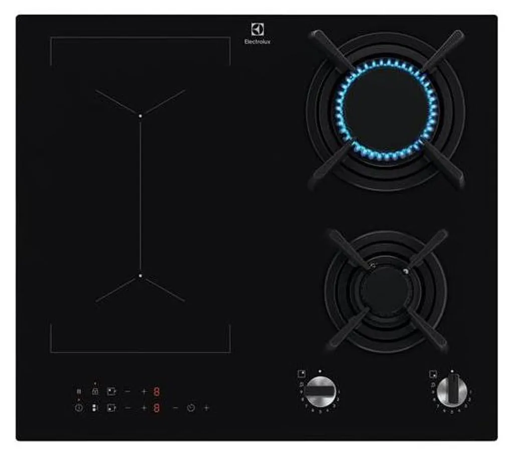 Plat de Cuisson Mixte pour Cuisson Précise Induction et Puissance Gaz