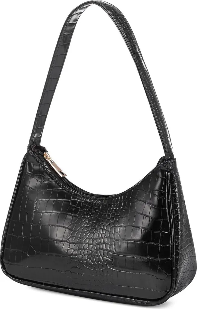 LOVEVOOK Petit sac à main en cuir pour femme sac à bandoulière chic