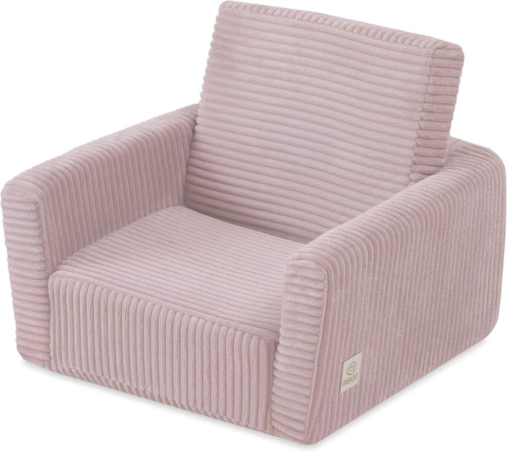 MISIOO Kindersessel CUBIE aus Cord, ausklappbarer Kinder Produktbild 
