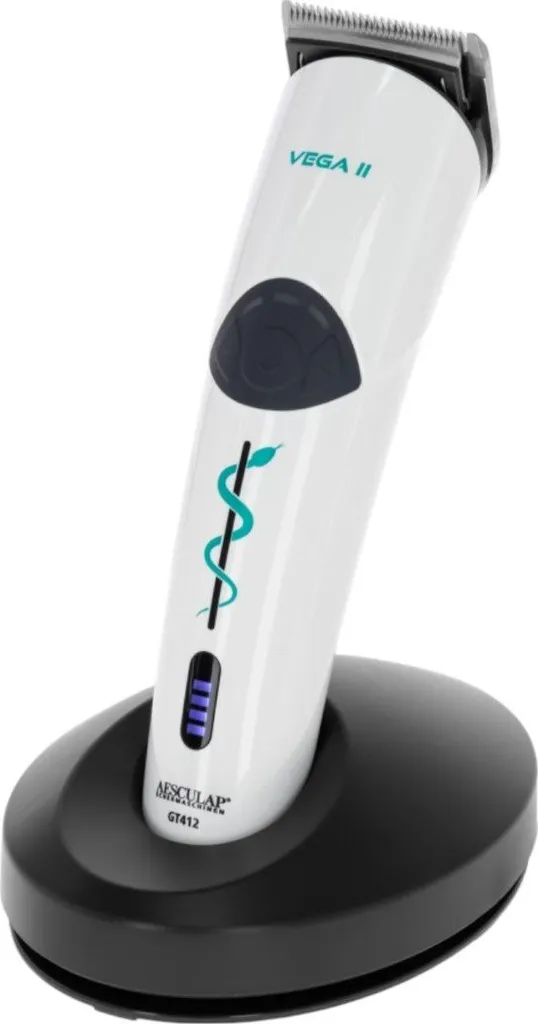 Tondeuse Vega II Aesculap Blanche à Batterie pour une Tonte Précise