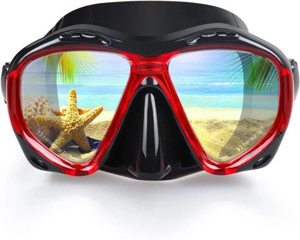 Kit de natation avec masque de plongée 180° panoramique et anti-buée