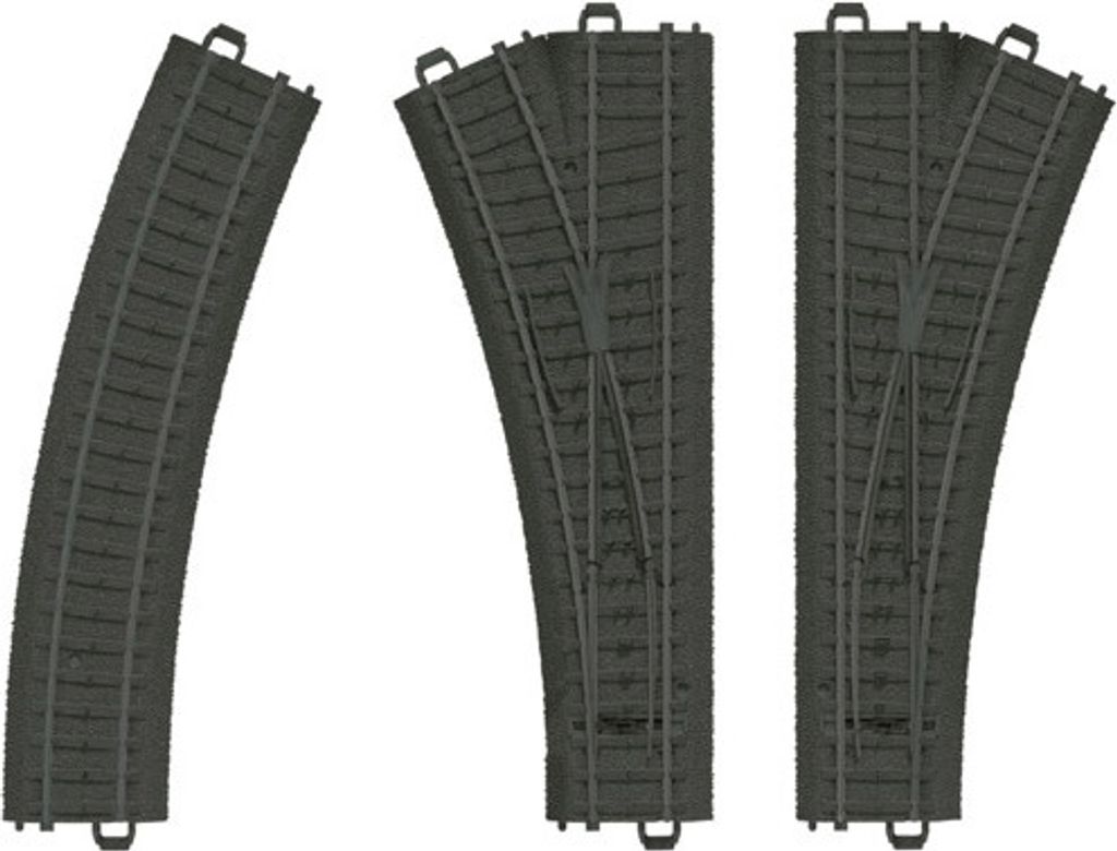 märklin Kunststoffgleis und Weichen-Set Produktbild 