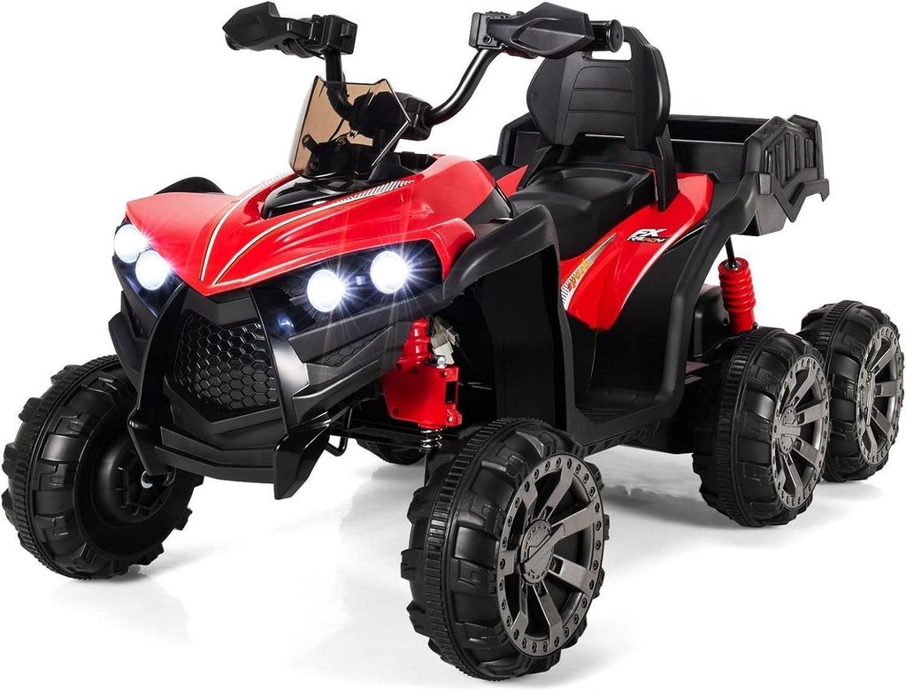 12V Quad Kinder, 3-6 km/h Elektroquad mit Scheinwerfern & Produktbild 