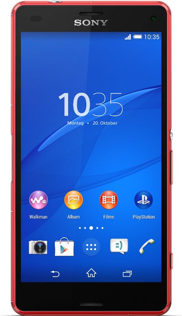 Sony Xperia Z3 compact 16GB Smartphone mandarinrot (ohne Branding) - DE Ware