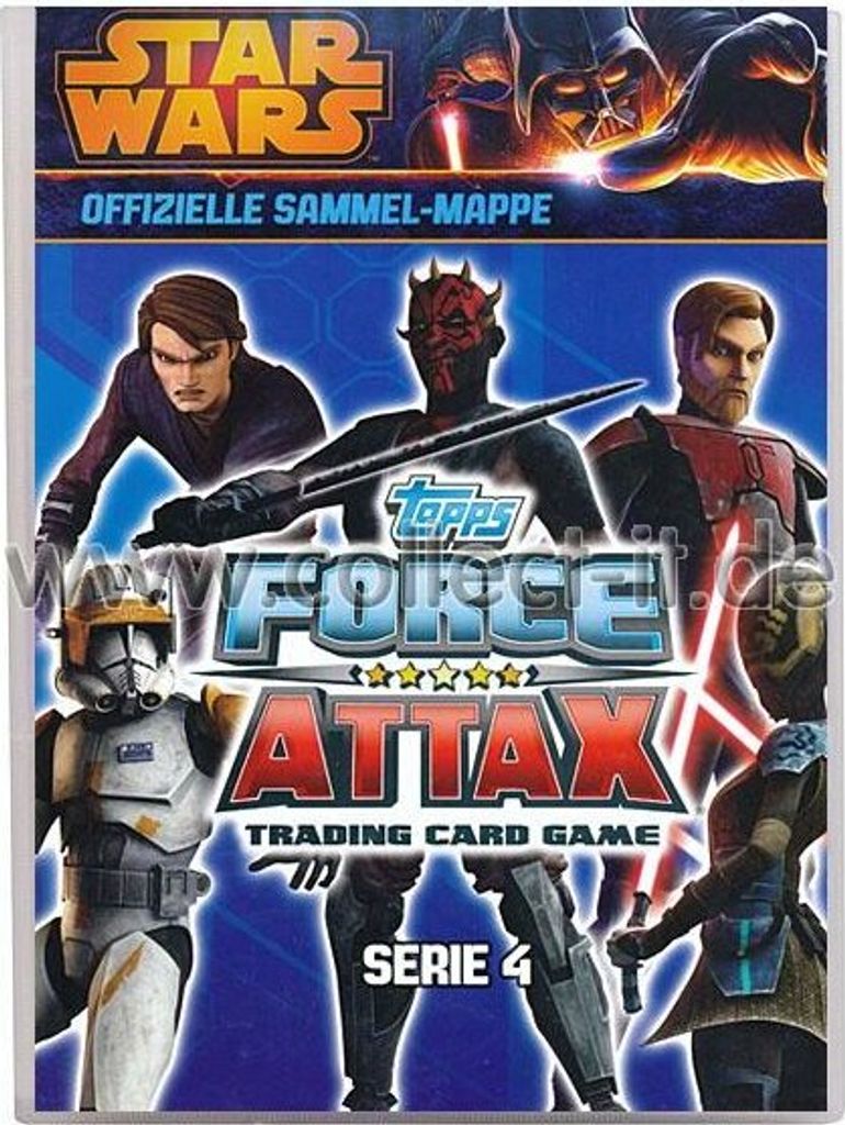 FA4 - Force Attax - Serie 4 - Sammelmappe - DEUTSCH - OHNE Produktbild 