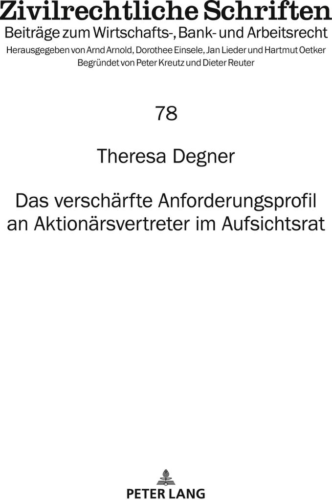 Das verschärfte Anforderungsprofil an Aktionärsvertreter im Aufsichtsrat