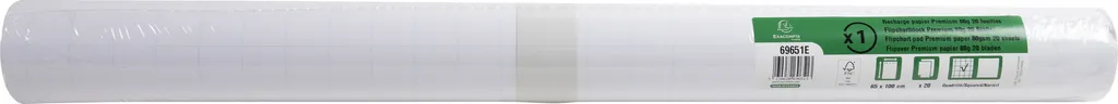 Papier pour Paperboard Exacompta 5x20 Feuilles Blanc pour Réunion et Bureau