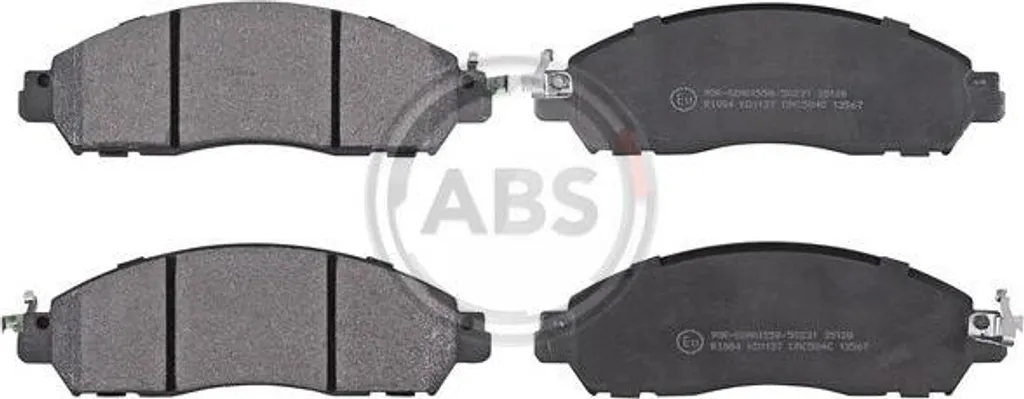 Plaquettes de Frein OE D10604JA0A Durables pour Alaskan et Nissan NP300