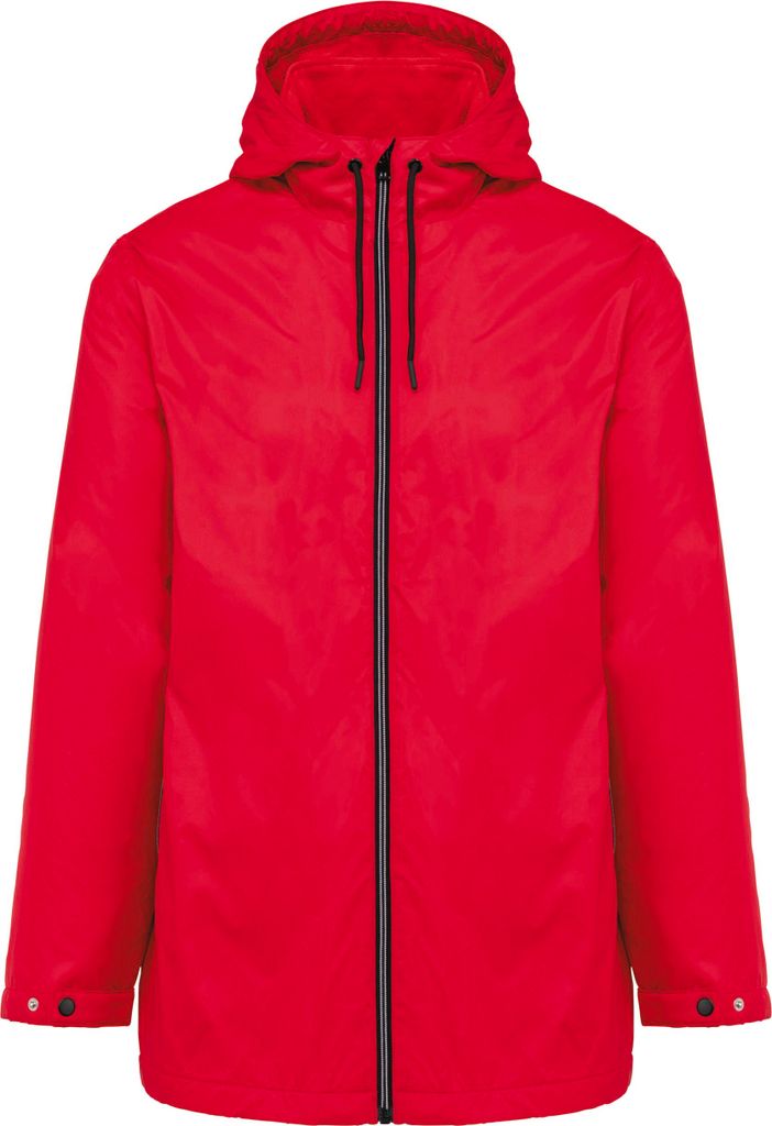 Kariban Damen Polarfleece Jacke Fleecejacke Arbeitsjacke Winter Warm, Größe:4XL, Farbe:Rot