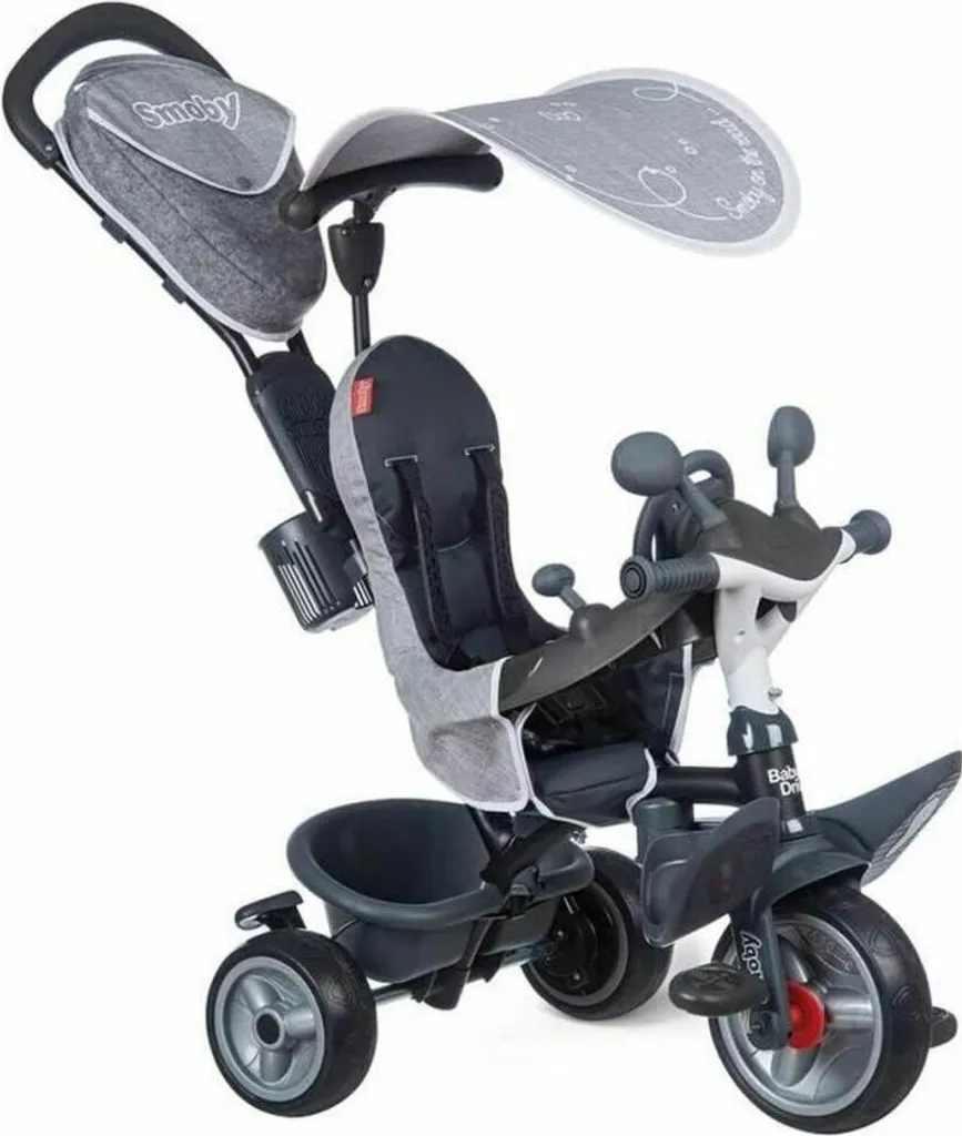 Tricycle Smoby Bébé Driver Plus : La Solution pour des Balades sans Fatigue