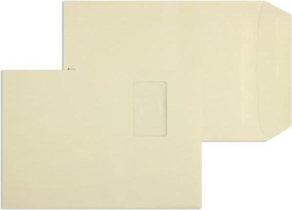 Versandtaschen C4 120g/qm SK Pergamin-Fenster VE=250 St. grau