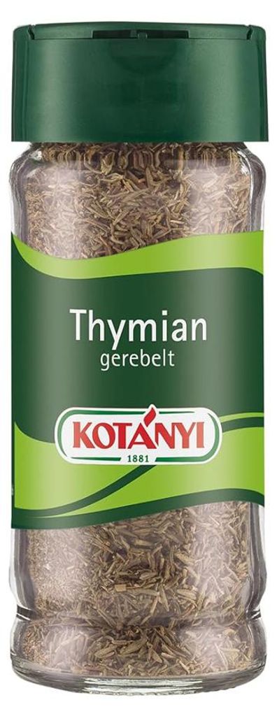 Kotanyi Thymian würzig mediterran gerebelt und getrocknet Produktbild 