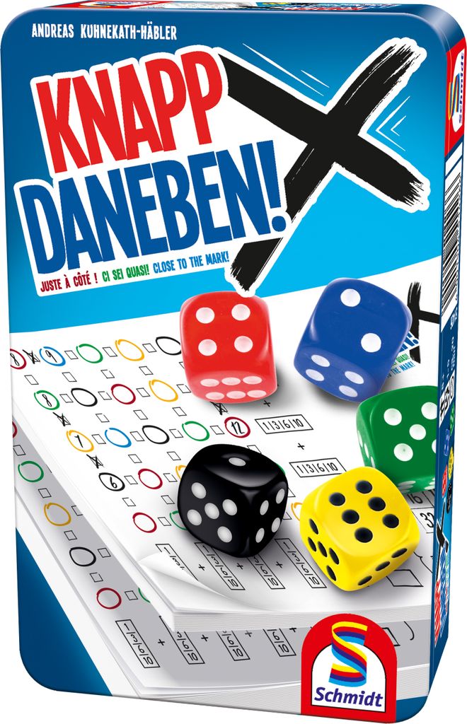 Knapp daneben! Würfelspiel MBS Produktbild 