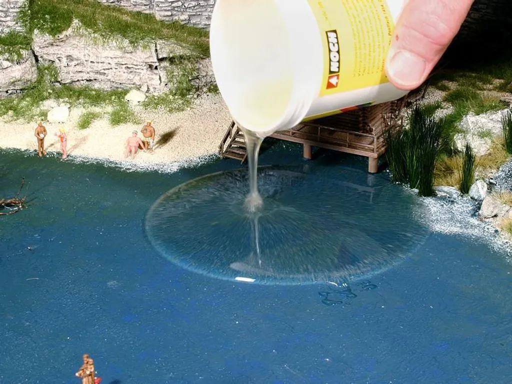 Eau Artificielle Transparente NOCH 60870 pour Décors de Modélisme HO