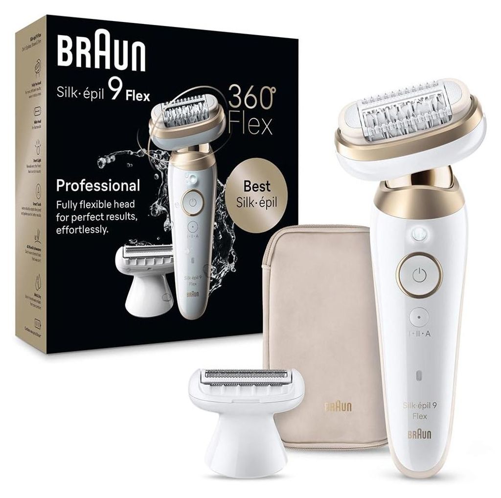 Braun Silk-épil 9 Silk·épil 9 Flex, Zlato, Biela, 40 Obrázok produktu 