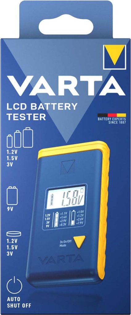 Varta Batterie Tester LCD Digital Zdjęcie produktu 