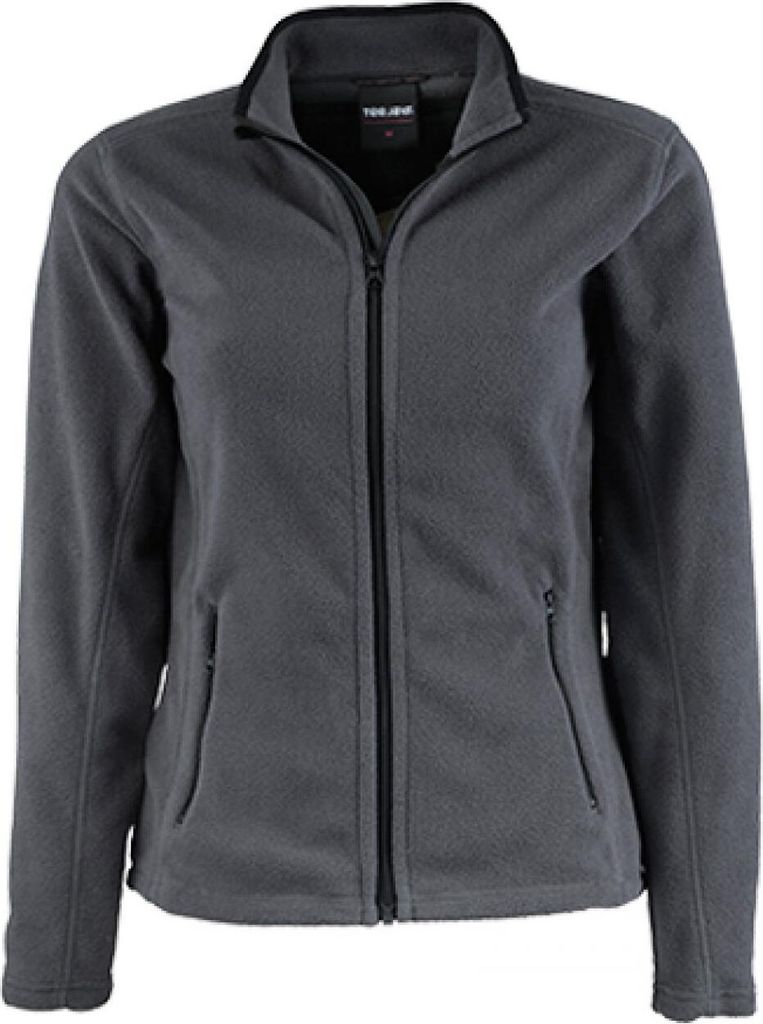Tee Jays 9170 | Ladies Active Fleece / Damen Fleece Jacke - Farbe: Dark Grey (Solid) - Größe: XL
