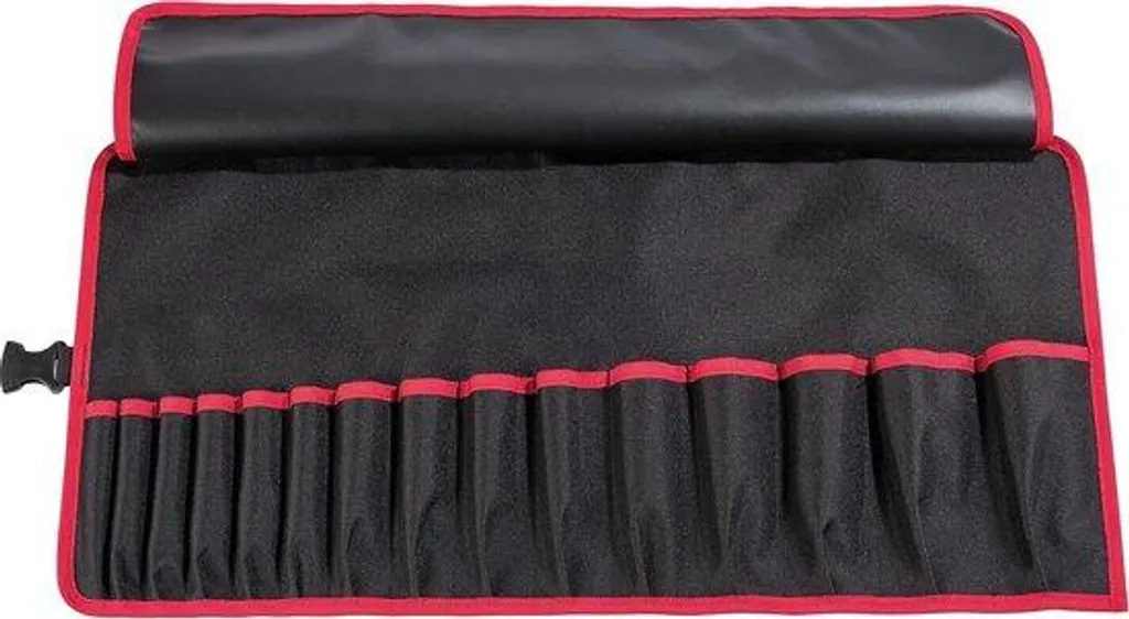 Dites stop au désordre avec la trousse à outils Roll-Up vide noire