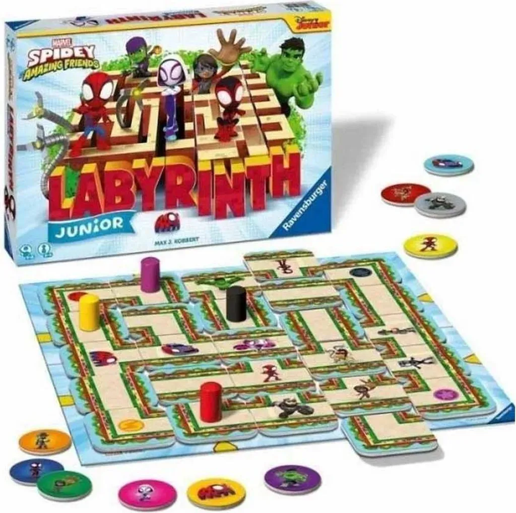 Jeu de société Labyrinth Junior Disney Spidey pour toute la famille