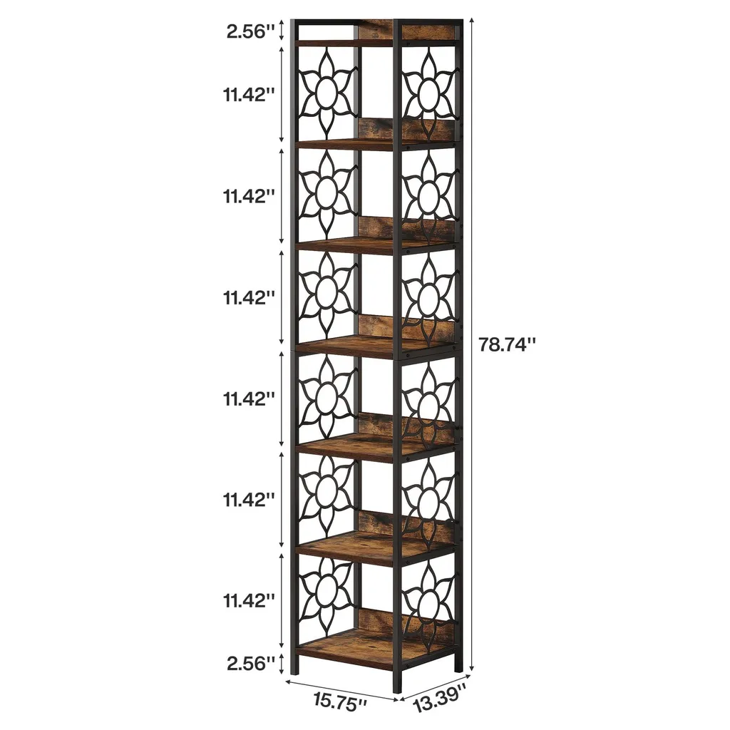 Étagère d'Angle Gain de Place pour Petits Espaces 200 cm de Haut - 2