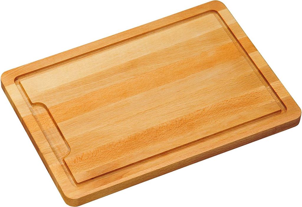 Kesper Tranchierbrett aus Buche 50x36cm mit Saftrille, Produktbild 