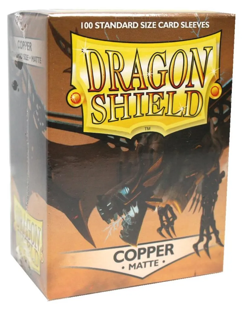 Sleeves Dragon Shield Matte Copper Dos Opaque - Lot de 500 pour Tournoi