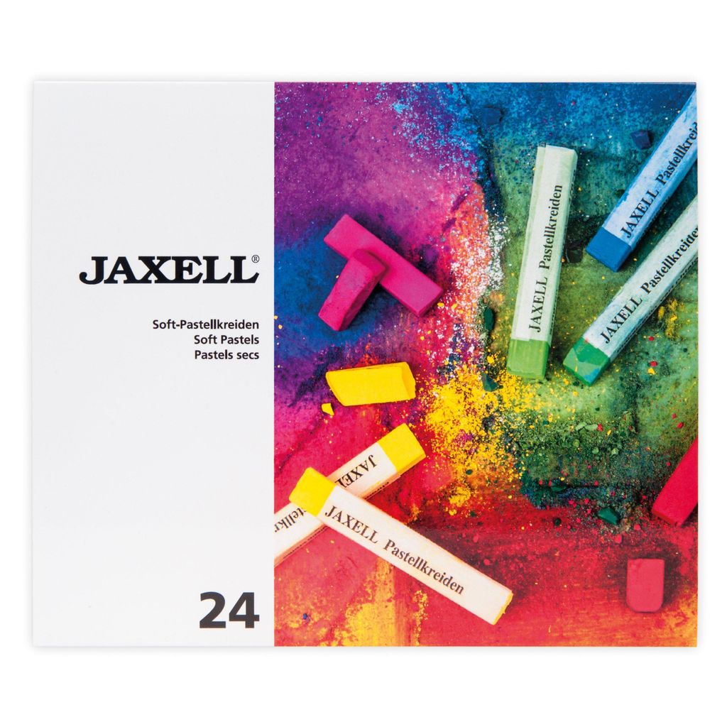 Pastellkreide Jaxell, Set, 24 Stück in der Pappschachtel