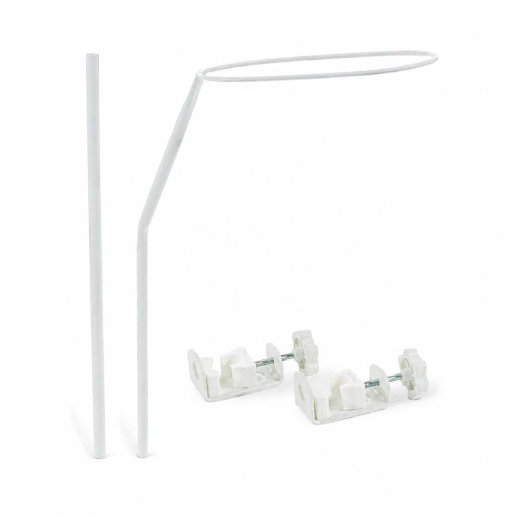 Best for Kids canopy pole | Asta bianca per lettino con Immagine del prodotto  Immagine generata dall'IA