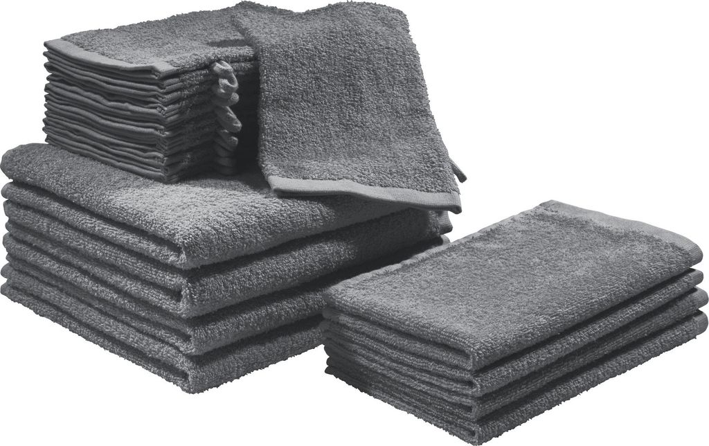 REDBEST Frottier-Set Oceanside" 20-tlg. anthrazit OneSize"