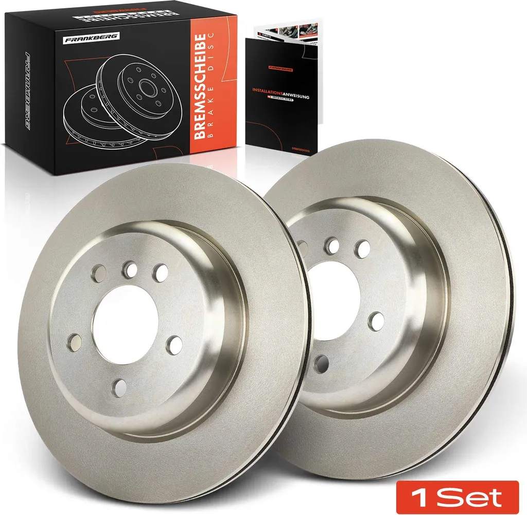 Paire de Disques Frein Arrière pour BMW F10 F11 Touring 520d 530d 535i