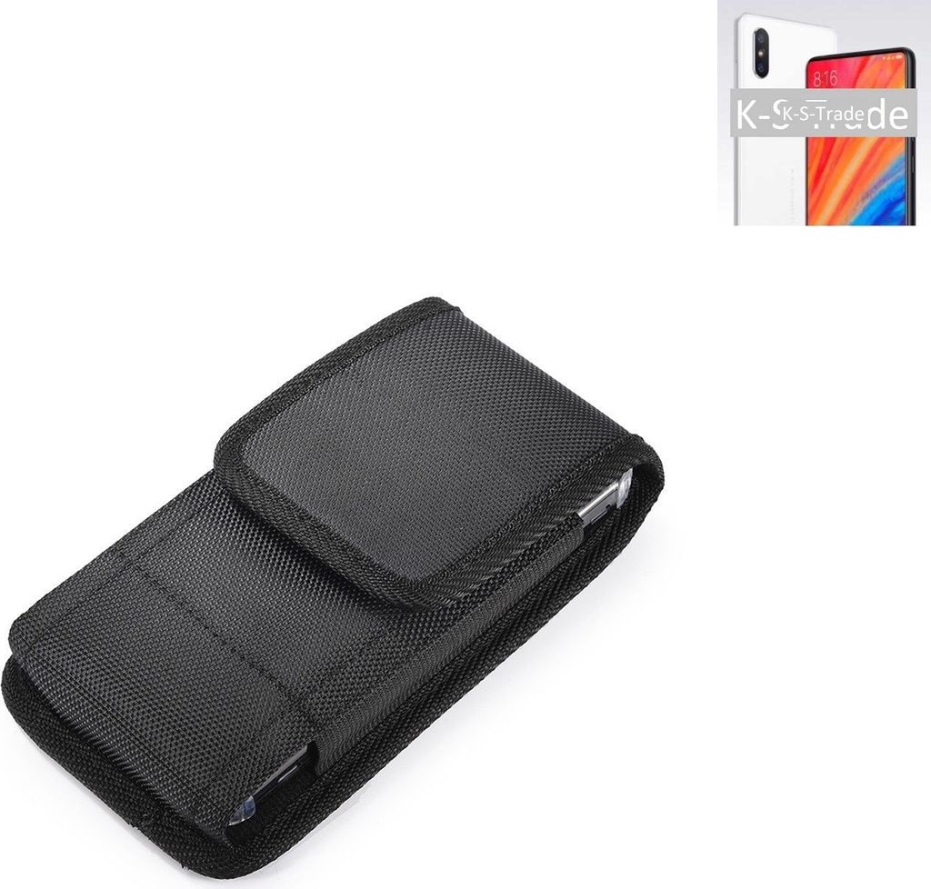 Holster Gürteltasche kompatibel mit Motorola One Vision Holster Gürtel Tasche wasserabweisend Handy Hülle Schutz Hülle Outdoor schwarz K-S-Trade