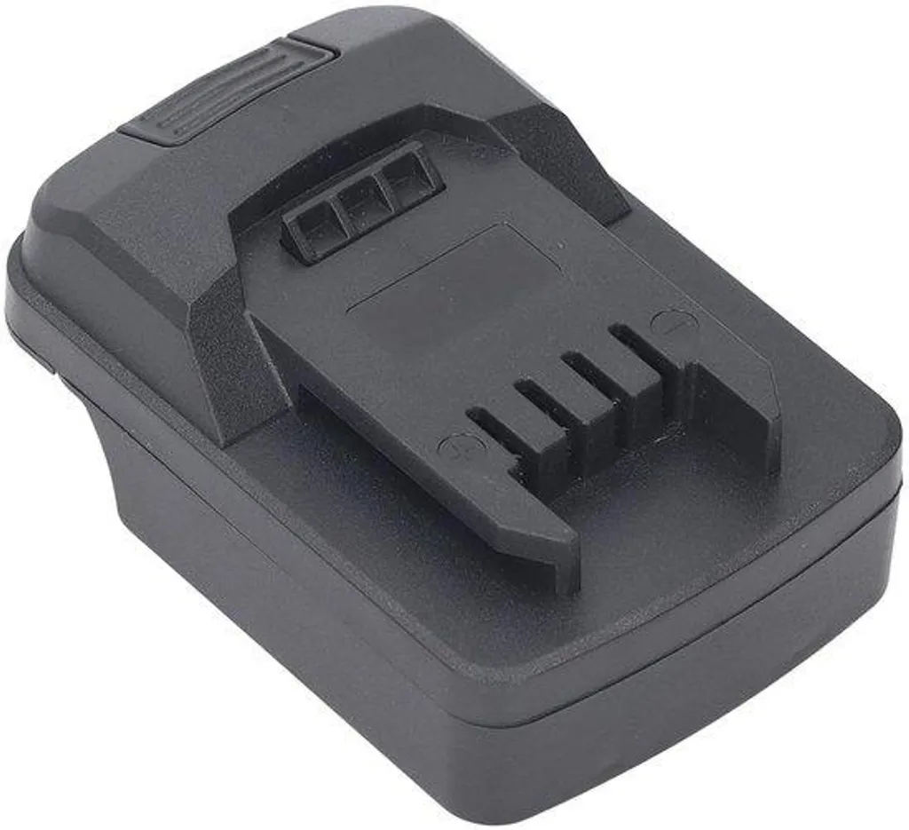 Adaptateur Convertisseur Lithium 18V 20V sans Fil en ABS Noir Robuste